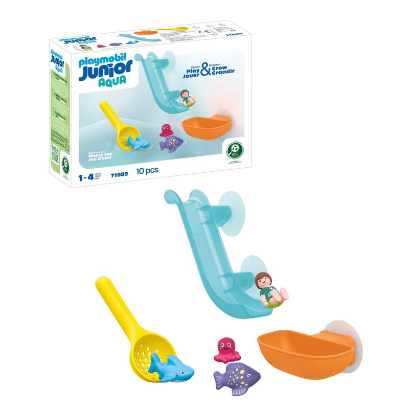 Playmobil Water Slide With Sea Animals - 10 Pieces