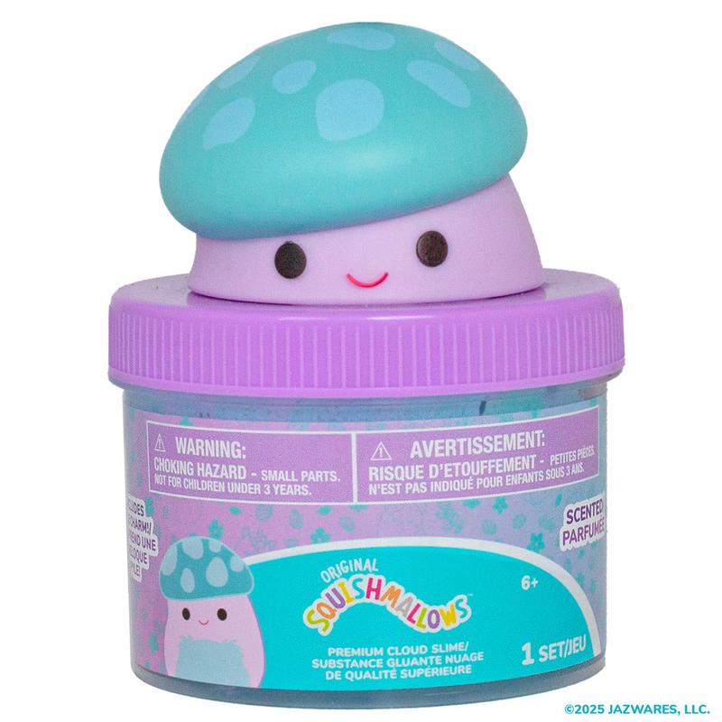 Squishmallow Slime In Jar With Character Topper Assortment