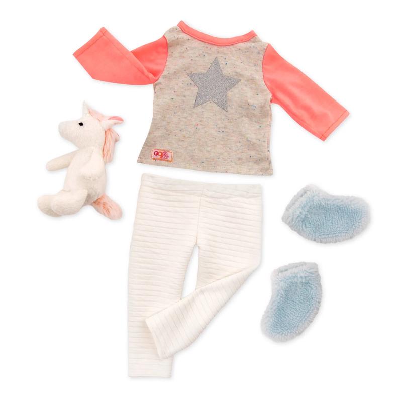 Our Generation Regular Pyjama Outfit Unicorn Wishes