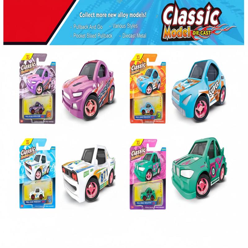 Alloy Pullback Racing Car Assorted