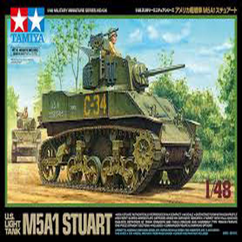 Tamiya -1/48 M5A1 Stuart U.S. Light Tank